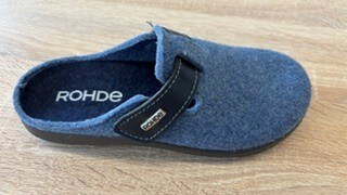 Rohde Filz-Pantoffel Blau