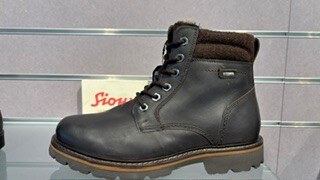 Sioux Herren-Schnürboot Schwarz