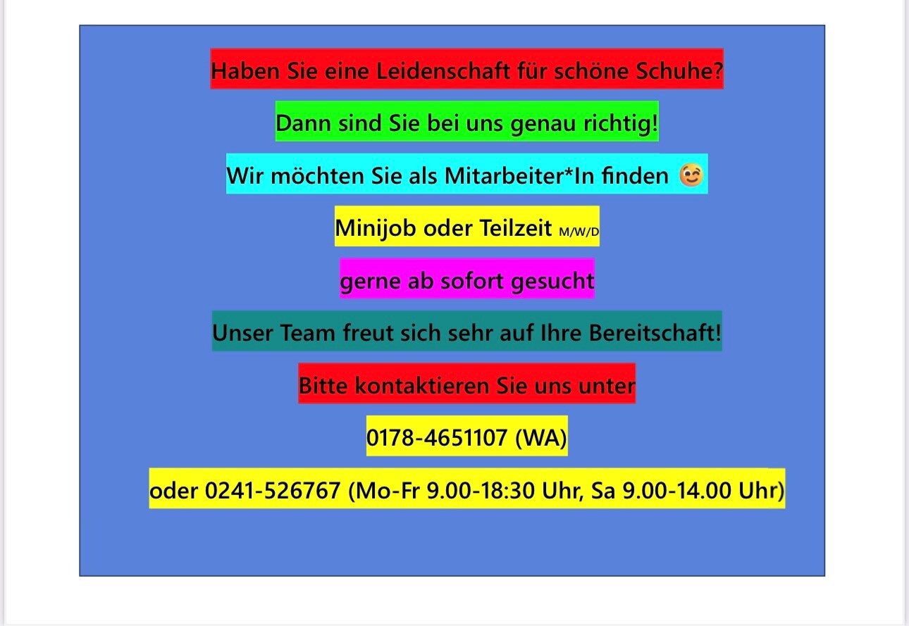 Haben Sie eine Leidenschaft für schöne Schuhe?